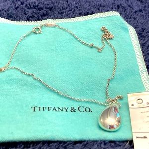 Tiffany & Co. Elsa Peretti Teardrop Pendant Sterling Silver
